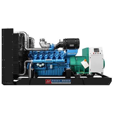 What should I do if the frequency of the diesel generator set is unstable after 