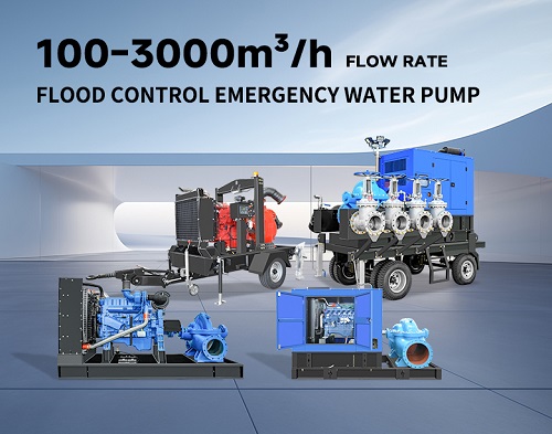 Diesel engine water pump overcomes solutions such as drought and floods