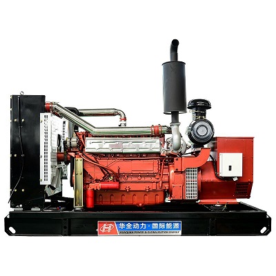 What are the components of a gas generator set?