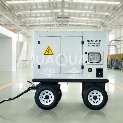 High Power Portable Diesel Generator: Durable Mobile Industrial Power for Constr